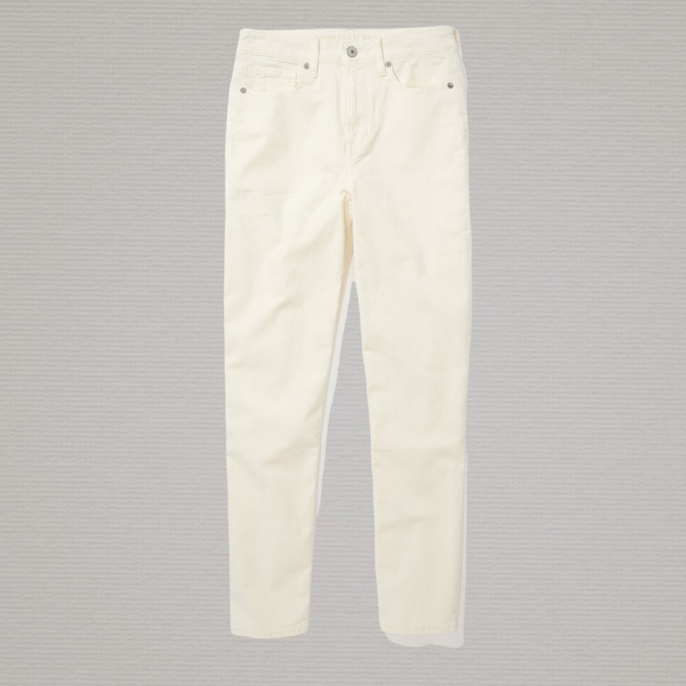 NWT AE Stretch Corduroy Mom pants